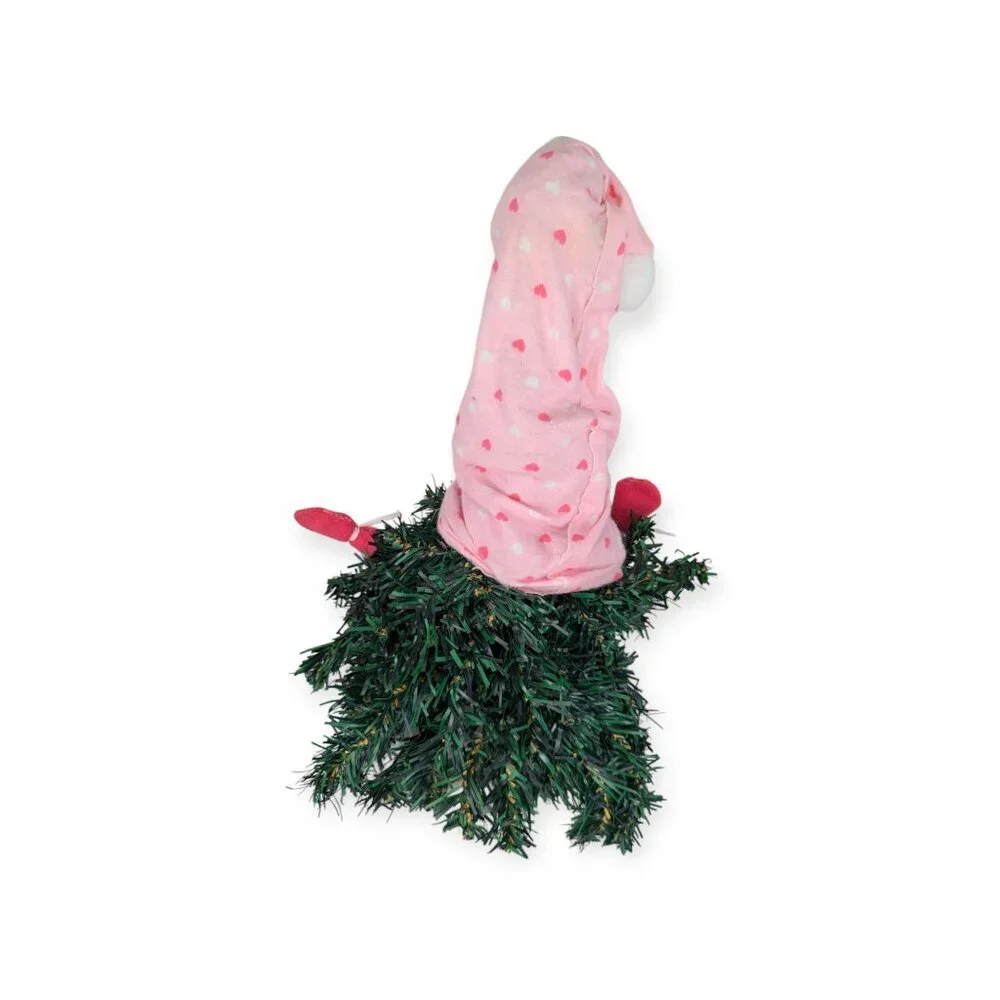 Valentine's Day Evergreen Gnome